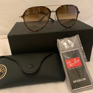 Ray Ban RB4298 Aviator Sunglasses -Tortoise